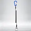 Pinzas para señuelos, dispositivo de control de peces, cuerda de acero anti-pérdida, mosquetón, cuerda elástica, herramienta de pesca, cuerda anti-pérdida, cuerda anti-pérdida para equipo de pesca