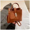 Comercio Electrónico Transfronterizo Nuevo Estilo Bolso de Mano Pequeño Moda Femenina Elegante Bolso Cubo Gama Alta Nicho Bolso Cruzado de un Solo Hombro Moderno