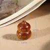 Pequeño Colgante de Calabaza de Madera, Accesorio, Joyería DIY, Colgante para Llavero, Amuleto de la Suerte