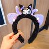 Nueva Diadema de Felpa para Niñas Pequeñas, Accesorio para el Cabello Kuromi, Nuevo Modelo 2026, Pinza para el Cabello para Lavarse la Cara, Accesorio para el Cabello de Bebé