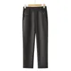 Calça de perna reta de outono, estilo vovó, calça casual solta e versátil, novo modelo outono e inverno 2026, calça longa versátil para mães de meia-idade e idosas