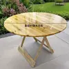 Mesa de Comedor de Madera Maciza, Multifuncional para Uso Doméstico, Viviendas de Alquiler, Comedor, Puestos del Mercado Nocturno, Mesa Portátil y Plegable