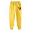 Calças casuais estampadas para homens e mulheres cor sólida forradas com fleece comprimento de calça de banheiro moda esportiva renda fábrica atacado fotos podem ser usadas como logotipo