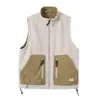 Chaleco Reversible de Forro Polar Otoño e Invierno Estilo Montaña Cuello Alto Forro Polar Cálido para Exteriores Hombres y Mujeres 9431