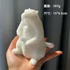 Paquete de materiales de producción de胚ón blanco pellizcado para bricolaje, molde de yeso plano blando hecho a mano, paquete de materiales de producción de silicona, adornos