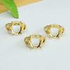 Anillo de Cobre Chapado en Oro Ai Yu con Montura 10*14mm para Anillos de Jade, Ámbar y Perla al por Mayor S3110156