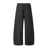 6130 Calça Jogger Masculina Casual Solta Cor Sólida Design Retrô Desconstruído Tendência Retrô Americana de Alta Qualidade