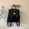 Outono de 2026 Nova Bolsa Feminina Estilo Coreano Cor Sólida Mochila para Meninas Uso Diário Casual Simples Bolsa Pequena de Cor Sólida