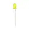Luz LED verde esmeralda brillante de 3 mm amarillo amarillo F3 amarillo amarillo verde pelo luz indicadora verde esmeralda diodo emisor de luz