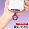 Gancho para cordão de celular, fivela de anel, anel de estilingue, acessório para pendurar, rotação de 360 graus, anel de aço inoxidável giratório, gancho de acessório DIY
