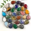 Fabricante Mayorista de Procesamiento y Personalización Venta Caliente Transfronteriza Colgante de Piedra Preciosa 18*25mm Forma de Pera Gota de Agua Colgante de Encaje
