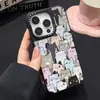 Funda Espejo Gato para Teléfono Móvil Apple 16/17 Promax Adecuada para Nuevo iPhone 13/14 Anticaídas 15 Funda Protectora