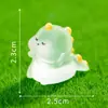 Micro Paisagem Desenho Animado Fofo Dinossauro Animales que Brilham no Escuro Figuras DIY Decoração de Saquinho Surpresa Acessórios Ornatos de Resina para Mesa