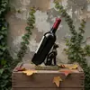 Estante para Vino Creativo Estilo Europeo Gato Dios Egipcio Antiguo, Decoración del Hogar Estilo Americano, Gabinete de Vino para Sala de Estar, Adornos de Artesanía de Resina