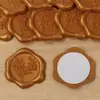 Selo Autocolante de Cera Cor Macaron Transfronteiriço Selo de Cera em Relevo Selo de Tinta para Convite de Casamento