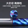 Fresa de aço tungstênio Huhao 65 graus, carboneto de 4 cortes, especializada para aço inoxidável, ferramenta CNC, fresa de topo de comprimento estendido