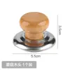 J6DA Manija Universal para Tapa de Olla Tapa Superior Hogareña Anti-quemaduras Perla Superior Accesorios de Manija para Tapa de Vaporera Wok Soporte