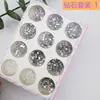 Maquiagem para Olhos de Menina Manchas de Lágrimas, Sessão de Fotos de Fada, Decoração Facial, Maquiagem de Palco de Elfo, Adesivos de Diamante Brilhantes, Pinta de Lágrima no Rosto, Acessórios de Nail Art