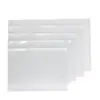 Ropa interior transparente con cremallera, bolsa transparente para uso diario con anillo de tracción, bolsa de embalaje al por mayor, bolsa de plástico