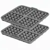 Acessórios para Air Fryer Transfronteiriços Forma de Waffle Assadeira Nova Forma Quadrada para Bolo Grande e Pequena Assadeira em Estoque
