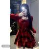 Novo Outono Inverno 2025 Transfronteiriço Cor Pura Moda Popular Slim Manga Longa Versátil Roupa de Trabalho Top Vestido Feminino