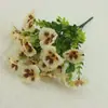 Amazon Flor Artificial Transfronteriza, Maceta de Plástico con Pensamientos, Pequeño Ramo de Flores para Arreglo, Flores para Decoración de Jardín