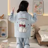 Pijama Novo para Meninas 2026, Algodão Puro, Estilo Primavera e Outono, Roupa de Casa Infantil para Meninas, Conjunto Doce de Manga Longa, Pode Ser Usado Fora