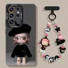 Funda de teléfono de muñeca para niña adecuada para Samsung S26ultra silicona s25plus con cadena para colgar s24 alto valor estético 23 juegos