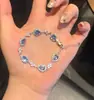 Romántico en su Máxima ExpresiónPulsera Brillante de Diamantes de Colores Estrellados de Ensueño, Estilo Coreano, Suave y Elegante, Accesorio de Moda Versátil para el Viaje Diario