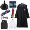 Ropa de Harry Potter Túnica Mágica Traje Cos Conjunto Completo Gryffindor Uniforme de Escuela de Magia para Niños Capa Periféricos