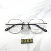 Atacado RS6705 ultra-leve moda retro semi-titânio quadro puro titânio nariz almofada duas cores IP chapeamento cor-resistente