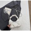 Bolsa Feminina Transfronteiriça 2025 Nova Bolsa Dumpling Transversal de Ombro Único Moderna Versão Coreana Bolsa de Mão Bolsa Transversal Elegante e Sofisticada
