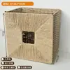 Estantería de Estilo Medieval, Librero de Madera Maciza, Gabinete de Rejilla de Pie, Estante de Almacenamiento para Sala de Estar, Gabinete Divisor, Gabinete de Almacenamiento de Pared para el Hogar, Bajo
