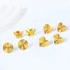 Piercing de Cartílago de Oreja de Acero de Titanio con Patrón de Mariposa Moderno, Arete de Acero Inoxidable que se Puede Usar al Ducharse y Dormir, No Necesita Quitarse, Aretes de Piercing en Stock de Fábrica
