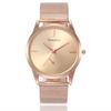 AliExpress popular pulseira de malha de aço inoxidável relógio simples de homens de negócios relógio de quartzo relógio de moda feminina fábrica atacado