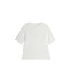 Camiseta Manga Curta Infantil Pudding Haru 2026 Nova Versátil Slim Fit Cor Lisa Macia e Confortável Top para Meninas