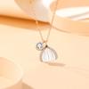 Colar original de uma concha de abóbora feminino moda executiva design nicho corrente para clavícula luxo leve ins corrente para clavícula de pintadinho