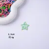 Pasador de Estrella de Dopamina Y2K Lindo para Niña Estrella de Cinco Puntas Pasador de Cabello Color Caramelo Ins Clip BB Clip para Flequillo