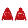 Moda Estadounidense Transfronteriza Hellstar Calle Estadounidense Hip-Hop Versátil Casual Otoño e Invierno Sudadera con Capucha Estampada