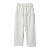 Muxi Clothing Pantalones Deportivos Casuales Blancos Versátiles con Caída Unisex Holgados Rectos Pantalones de Chándal Moda Casual