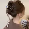 2026 Nuevo Clip para el Cabello Versátil con Estampado de Leopardo para Otoño e Invierno Accesorio para el Cabello de Alto Nivel Adorno para el Cabello Color Chocolate