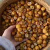 Cera de Abelha Casca de Fruta Tecido à Mão Material DIY Sino Autoproduzido Som de Feixe Chocalho de Mão Decoração Criativa