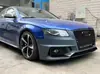 Adecuado para 08-12 Audi A4L Modificado Nuevo Rs4 Rejilla de Parachoques Delantero Grande de Plástico en Stock