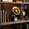 Presentes Criativos, Decorações para Casa, Enfeites de Resina Estilo Vintage, Vitrolas Retrô