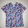 Ropa estampada multicolor para lavar a mano para hombres y mujeres, batas quirúrgicas de manga corta, ropa interior para personal médico, uniformes de enfermería de comercio exterior