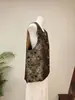 [Li] Nuevo chaleco retro jacquard estilo chino con cuello redondo, colección otoño 2026, chaleco de mujer más vendido