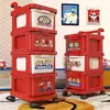 Carrito de Bocadillos Estante de Almacenamiento Cajón de Dopamina Gabinete Doméstico de Alto Valor Gabinete Móvil de Piso para Almacenamiento de Juguetes