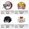 Patch de Tecido Bordado Cartoon Comic Personagem Demon Slayer Cabeça Acessórios para Roupas Patch Bordado Adesivo Patch em Estoque