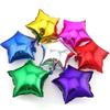 Globo de aluminio estrella de cinco puntas de 18 pulgadas decoración de cumpleaños decoración de boda actividades de productos básicos globo estrella de cinco puntas venta al por mayor puntual