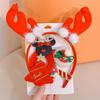 Decoraciones navideñas 2024 traje festivo adulto niños regalo de Navidad sombrero diadema transfronterizo fábrica venta al por mayor